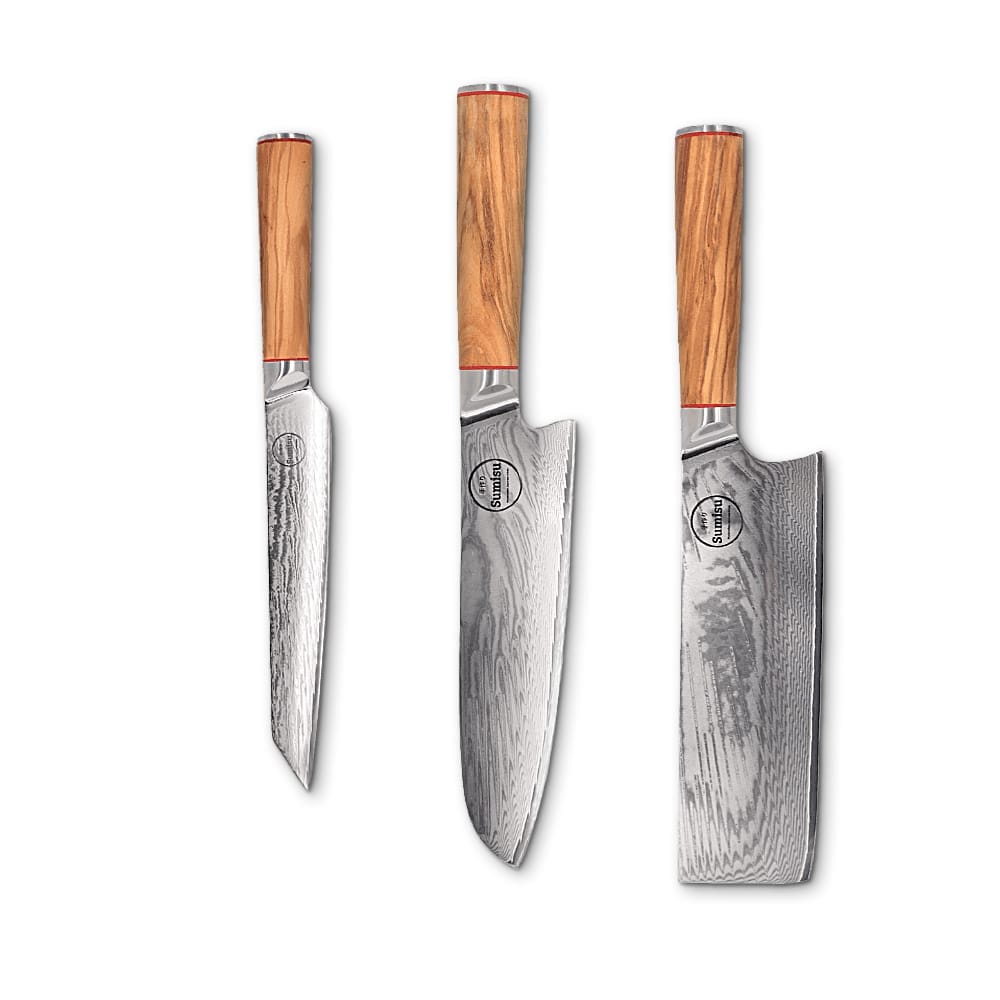 Sumisu Messerset 3-teilig Wood – Hobbykoch