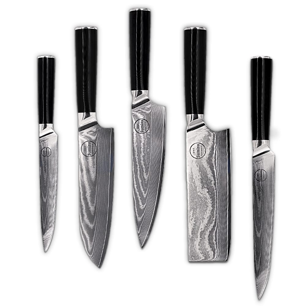 Sumisu Messerset 5-teilig Black