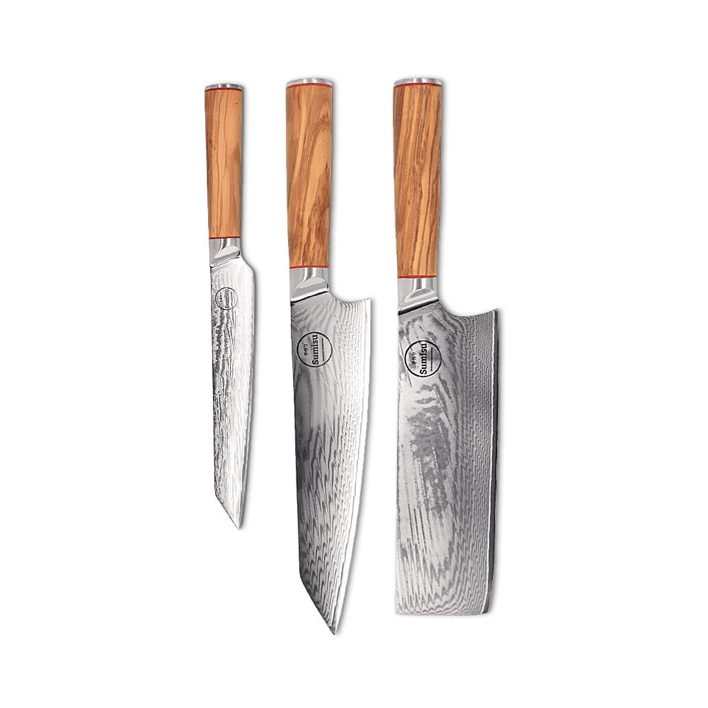 Sumisu Messerset 3-teilig Wood – Chefkoch