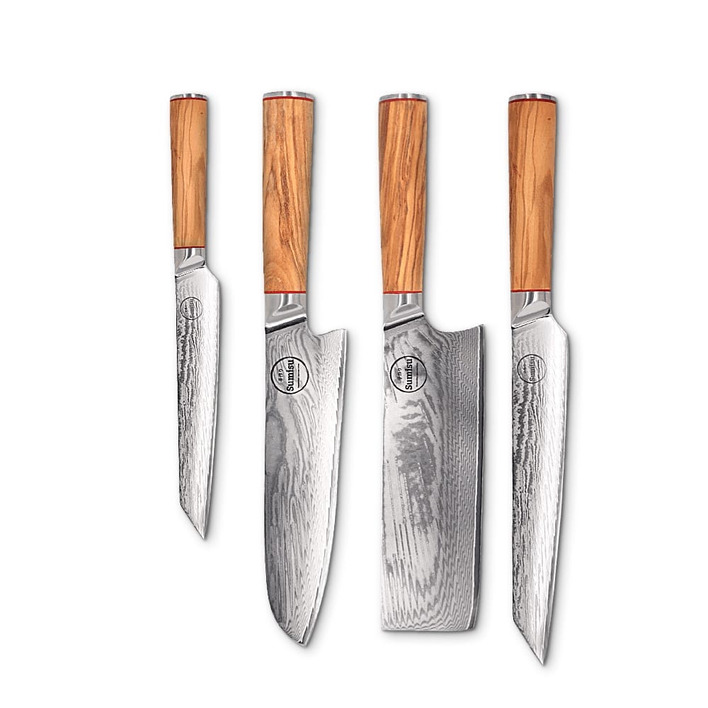 Sumisu Messerset 4-teilig Wood – Hobbykoch
