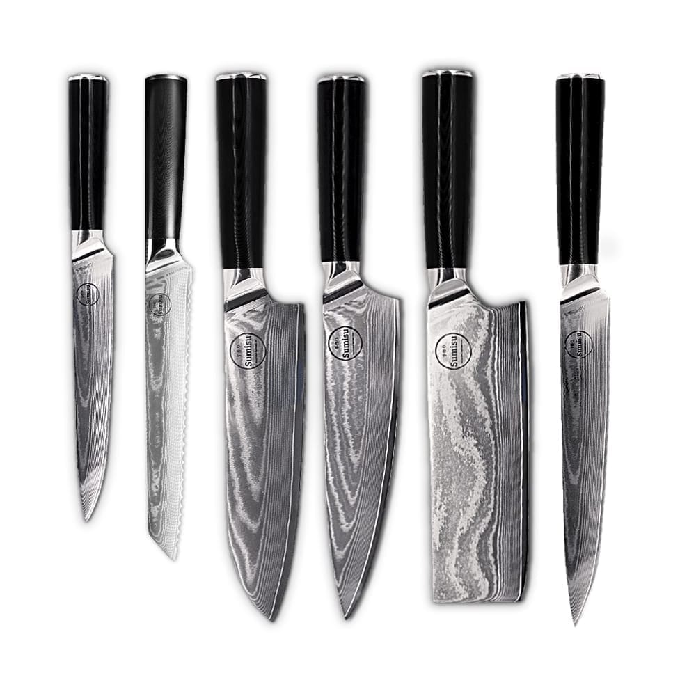 Sumisu Messerset 6-teilig Black