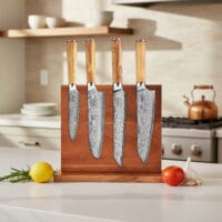 Messerblock auf der Arbeitsplatte