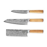 Sumisu Knives 3-teilig Wood - Chefkoch liegend