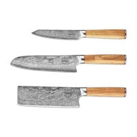 Sumisu Knives 3-teilig Wood - Hobbykoch liegend