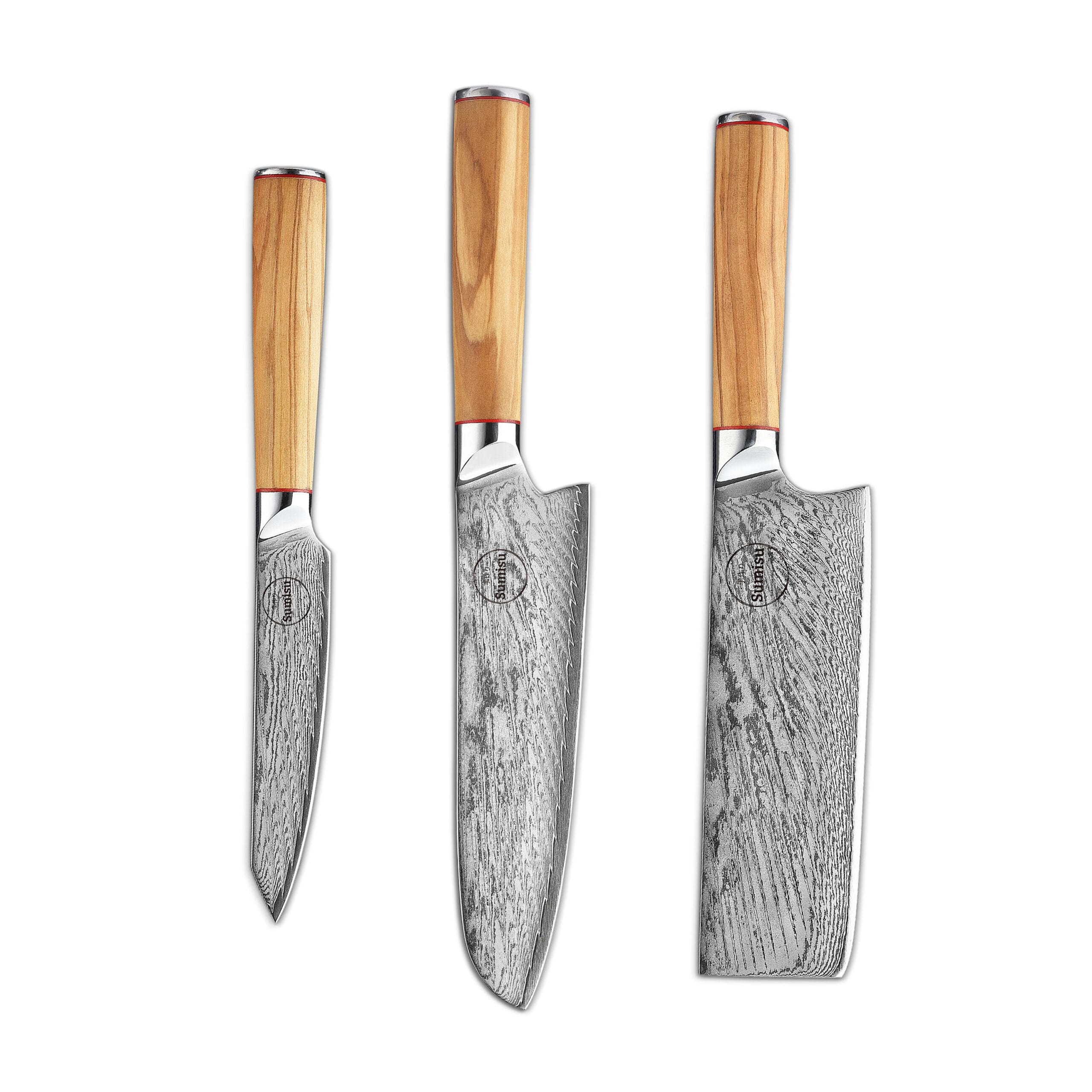 Sumisu Knives 3-teilig Wood - Hobbykoch