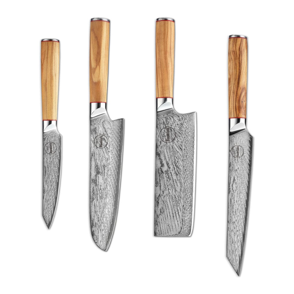 Sumisu Messerset 4-teilig Wood