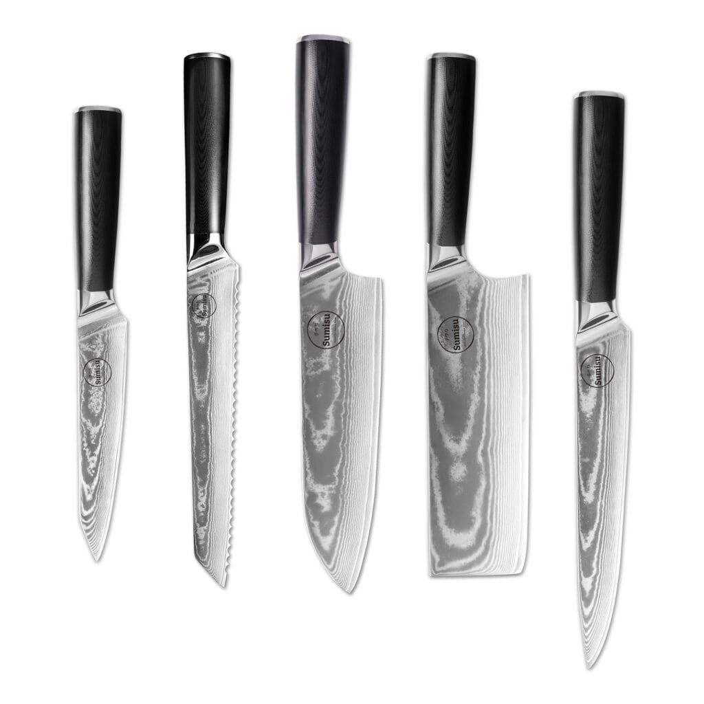 Sumisu Messerset 5-teilig Black