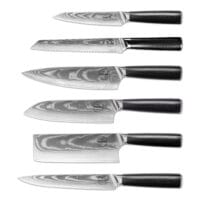 Sumisu Knives 6-teilig Black liegend
