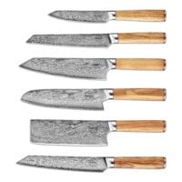 Sumisu Knives 6-teilig Wood liegend