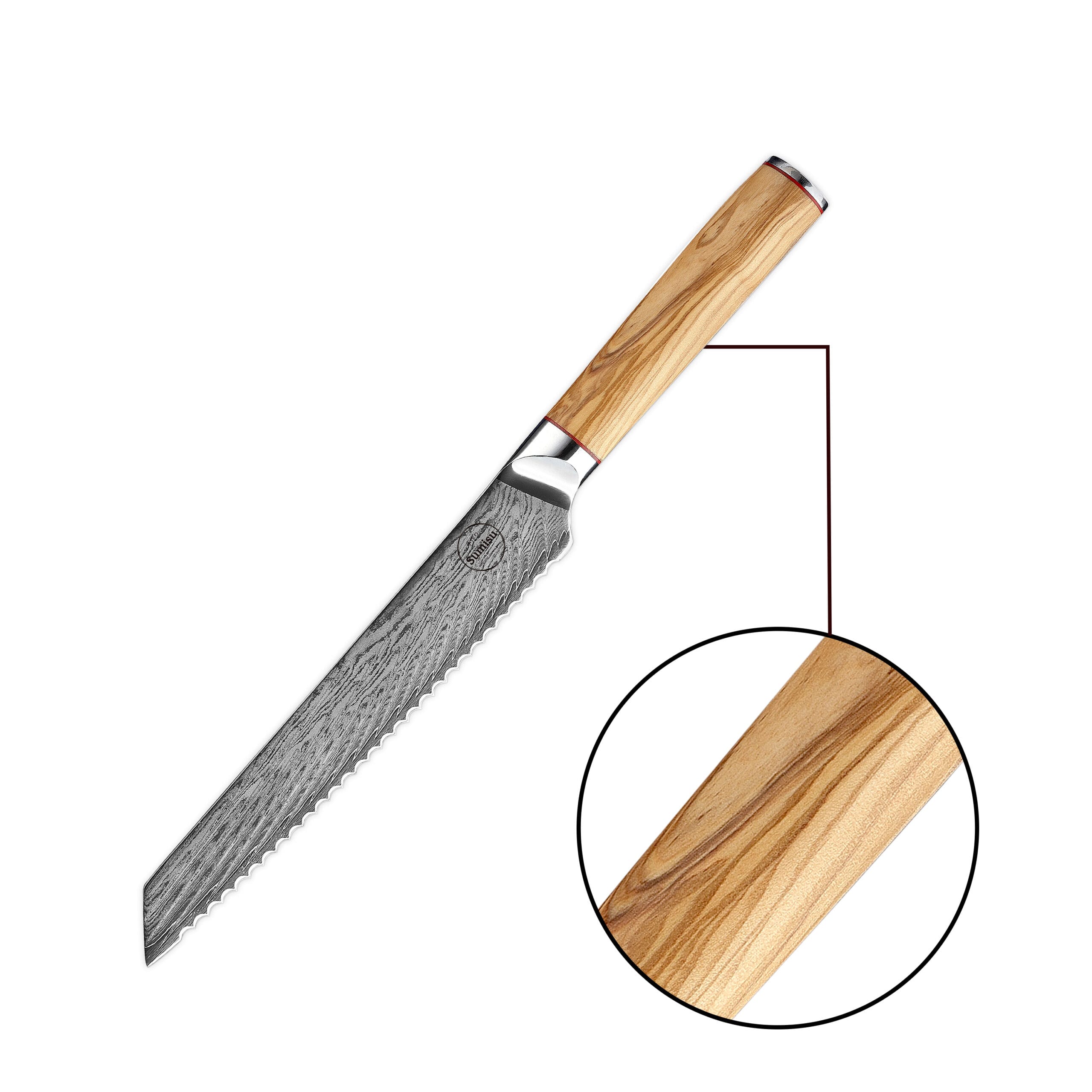 Sumisu Knives Pankiri Wood Detail