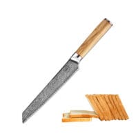 Sumisu Knives Pankiri Wood mit Brot