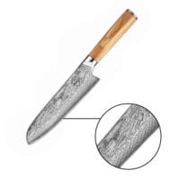 Sumisu Knives Santoku Wood Detail