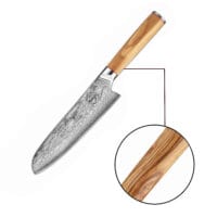 Sumisu Knives Santoku Wood Detail