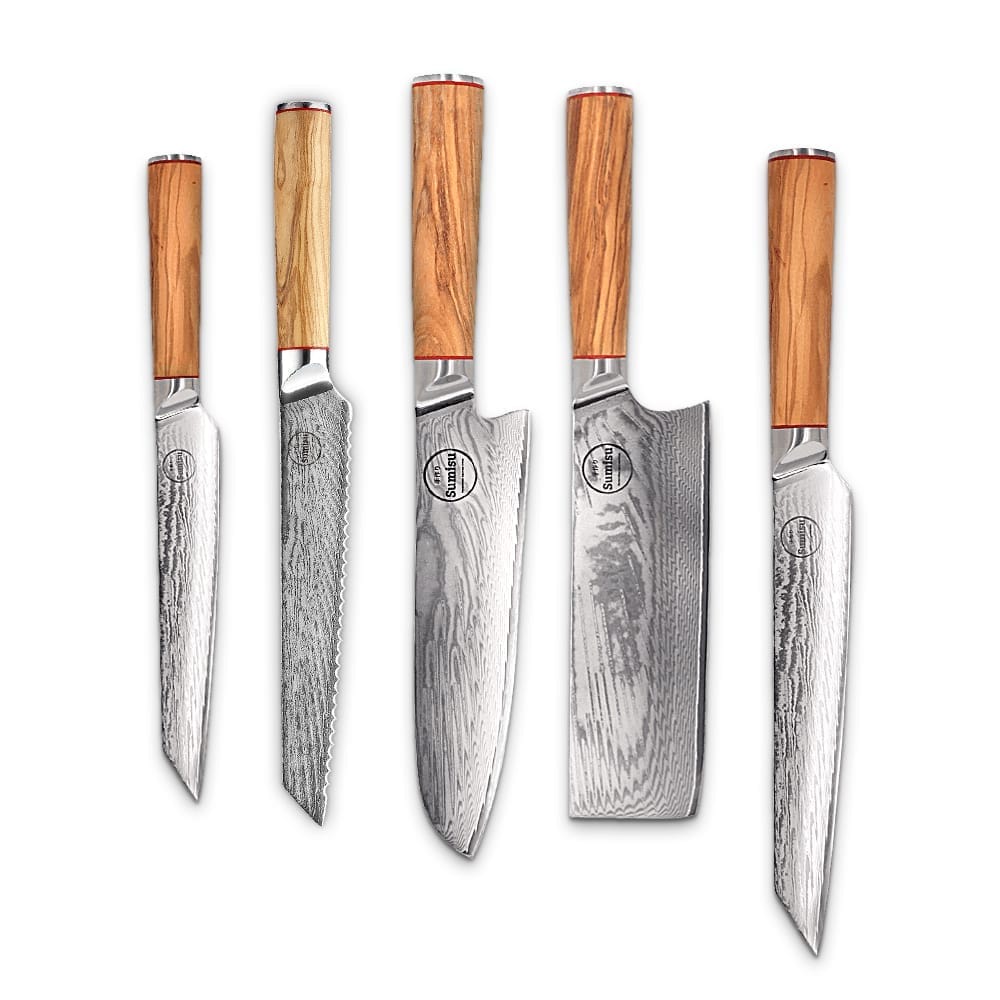 Sumisu Messerset 5-teilig Wood inkl. Brotmesser